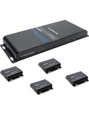 HDMI Extender Splitter Set - 1080p60 up to 120m Over CAT5/5e/6