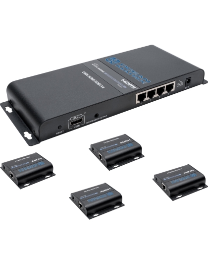 HDMI Extender Splitter Set - 1080p60 up to 120m Over CAT5/5e/6