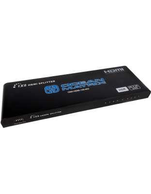 4k UHD 1x8 HDMI 2.0 Splitter/Distribution Amplifier with EDID