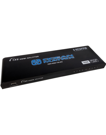 4k UHD 1x8 HDMI 2.0 Splitter/Distribution Amplifier with EDID