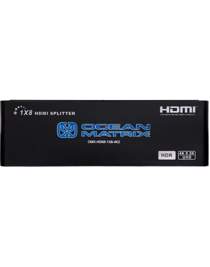 4k UHD 1x8 HDMI 2.0 Splitter/Distribution Amplifier with EDID