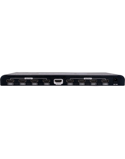 4k UHD 1x8 HDMI 2.0 Splitter/Distribution Amplifier with EDID