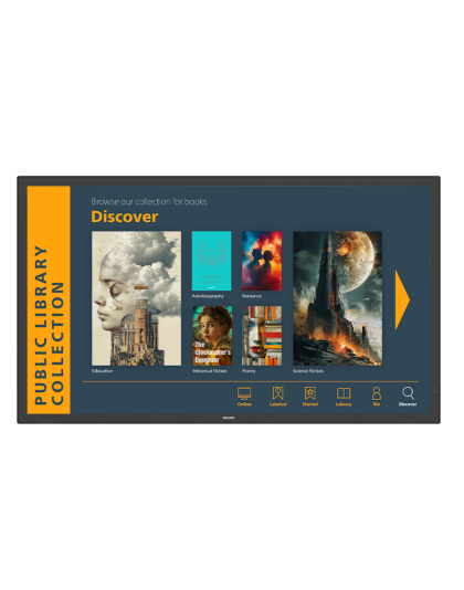 43-Inch 10-Point Touch Interactive Display with Android