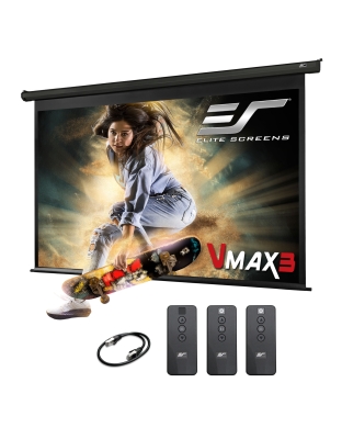 150-Inch VMAX 3 Electric Wall/Ceiling 16:9 Front Projection Screen