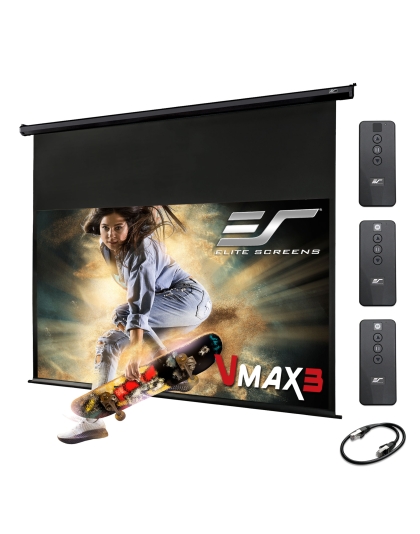 150-Inch VMAX 3 Electric Wall/Ceiling 16:9 Front Projection Screen