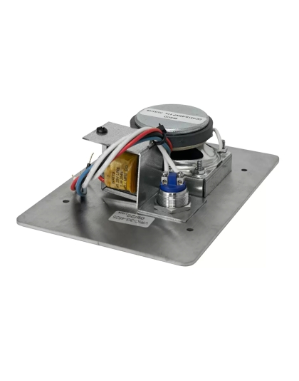 3-Gang Vandal-Resistant Intercom Station with Transformer and Call Switch