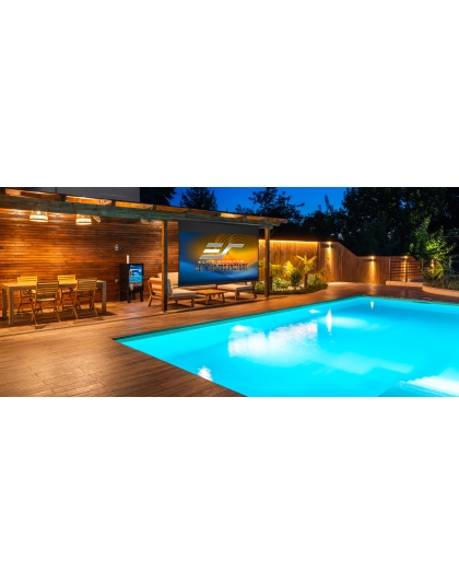 138-Inch Yard Master Tab-Tension 2 Dual Wireless Outdoor Retractable Electric 16:9 Front and Rear Projection Screen