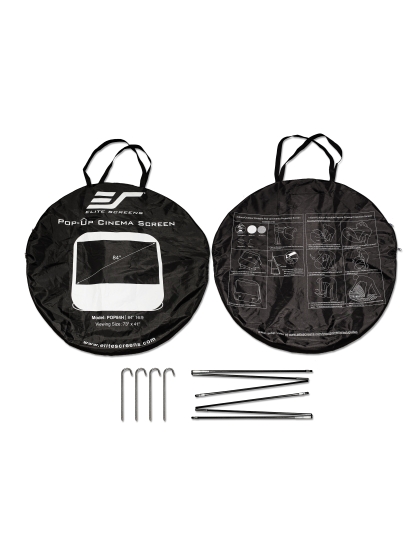 92-Inch Pop-up Cinema Portable 16:9 Front Projection Screen