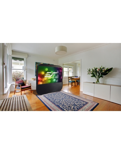 92-Inch Pop-up Cinema Portable 16:9 Front Projection Screen