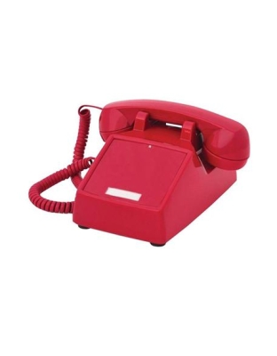 250047-VBA-NDL Red desk no dial