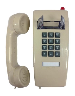 255444V0E27MD Wall Phone w/MSG Light