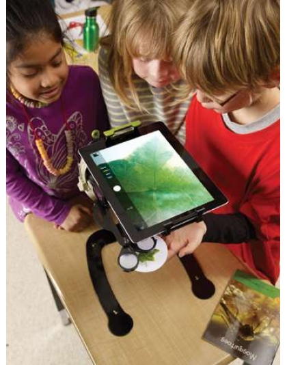 Dewey the Document Camera Stand with Microscope and Light