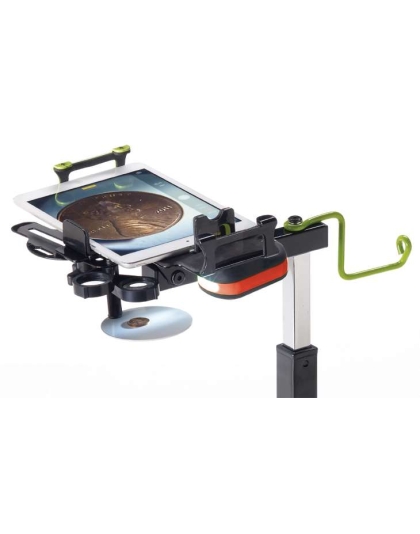 Dewey the Document Camera Stand with Microscope and Light