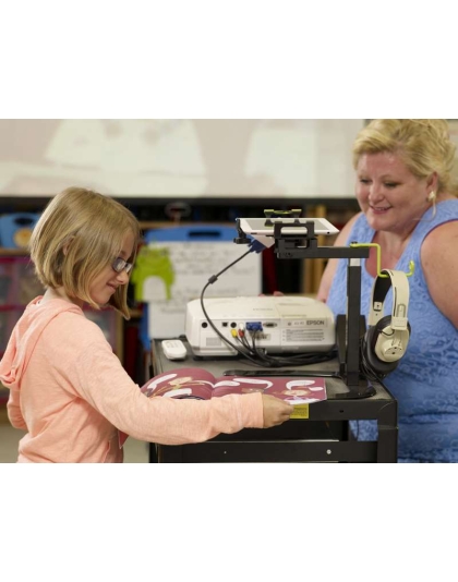 Dewey the Document Camera Stand with Microscope and Light