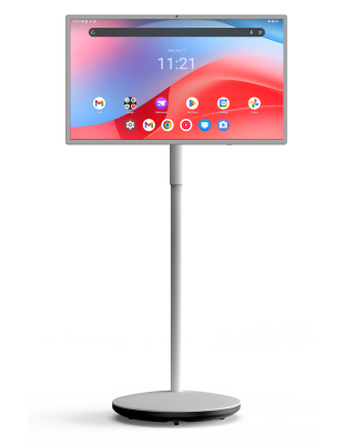 qomo wanderboard 32 interactive display stand battery