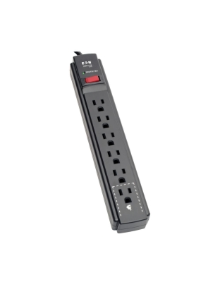 6-Outlet Surge Protector with 15-Foot Cord