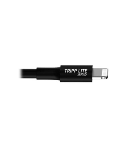 USB Sync/Charge Cable with Lightning Connector Black 10 feet