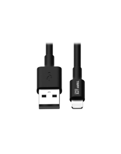 USB Sync/Charge Cable with Lightning Connector Black 10 feet