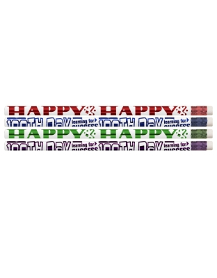 Happy 100th Day Pencils, Box of 144