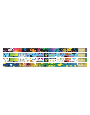 Game On Pencils, 12 Per Pack, 12 Packs