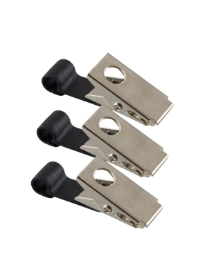 Badge Clip, Low Profile, 25 Per Pack, 3 Packs