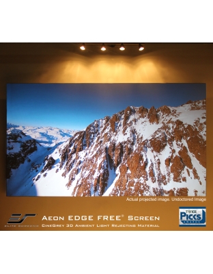 158-Inch Aeon CineGrey 3D Fixed Frame 2.35:1 Front Projection Screen
