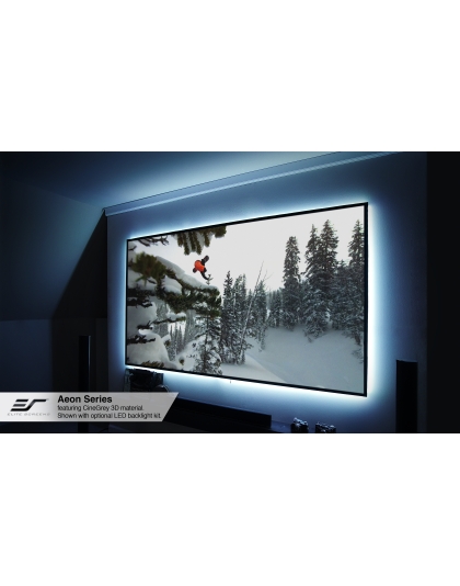 92-Inch Aeon CineGrey 3D Fixed Frame Ceiling/Ambient Light Rejecting 16:9 Front Projection Screen