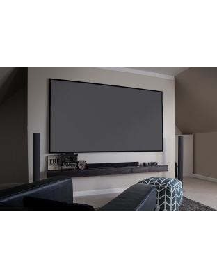 158-Inch Aeon CineGrey 3D Fixed Frame Ceiling/Ambient Light Rejecting 16:9 Front Projection Screen
