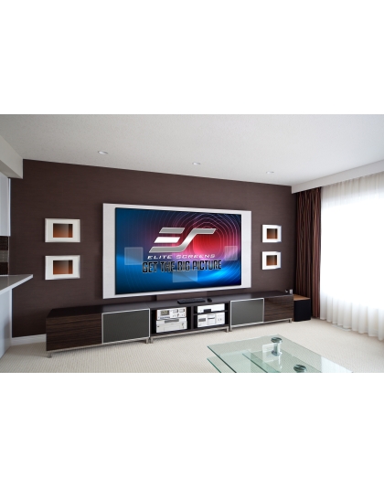 158-Inch Aeon CineWhite A8K Fixed Frame Acoustically Transparent 2.35:1 Front Projection Screen