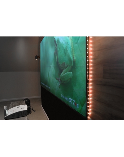 103-Inch Aeon CLR Fixed Frame Ceiling/Ambient Light Rejecting 16:9 Front Projection Screen