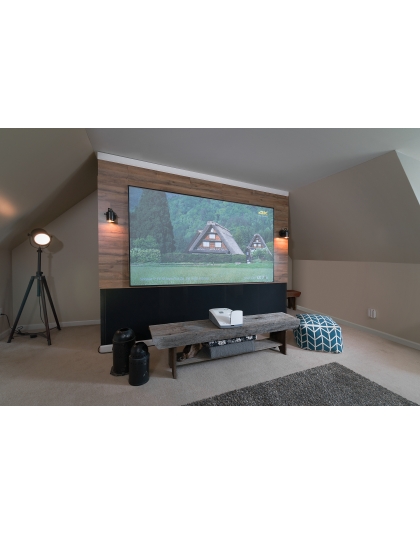 103-Inch Aeon CLR Fixed Frame Ceiling/Ambient Light Rejecting 16:9 Front Projection Screen