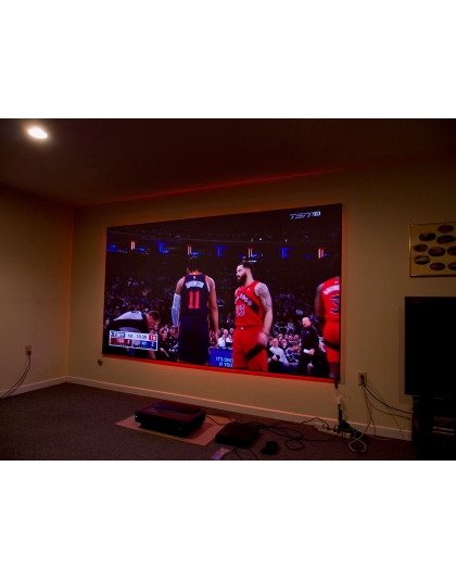 103-Inch Aeon CLR Fixed Frame Ceiling/Ambient Light Rejecting 16:9 Front Projection Screen