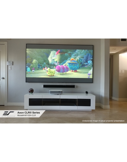 103-Inch Aeon CLR Fixed Frame Ceiling/Ambient Light Rejecting 16:9 Front Projection Screen