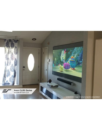 103-Inch Aeon CLR Fixed Frame Ceiling/Ambient Light Rejecting 16:9 Front Projection Screen