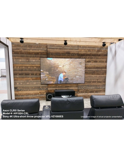 103-Inch Aeon CLR Fixed Frame Ceiling/Ambient Light Rejecting 16:9 Front Projection Screen