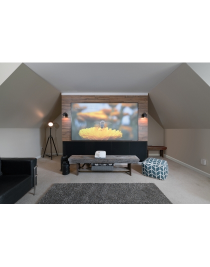 103-Inch Aeon CLR Fixed Frame Ceiling/Ambient Light Rejecting 16:9 Front Projection Screen