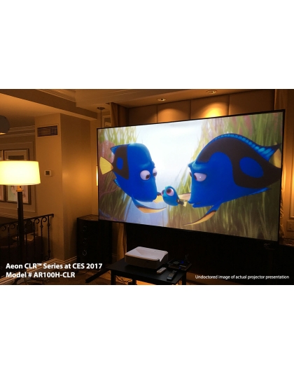 103-Inch Aeon CLR Fixed Frame Ceiling/Ambient Light Rejecting 16:9 Front Projection Screen