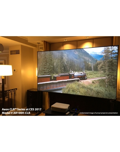 103-Inch Aeon CLR Fixed Frame Ceiling/Ambient Light Rejecting 16:9 Front Projection Screen