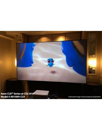 103-Inch Aeon CLR Fixed Frame Ceiling/Ambient Light Rejecting 16:9 Front Projection Screen