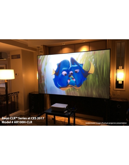 103-Inch Aeon CLR Fixed Frame Ceiling/Ambient Light Rejecting 16:9 Front Projection Screen