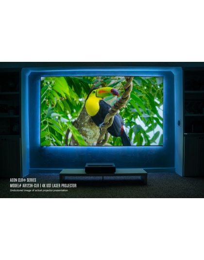 103-Inch Aeon CLR Fixed Frame Ceiling/Ambient Light Rejecting 16:9 Front Projection Screen