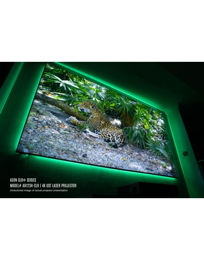 103-Inch Aeon CLR Fixed Frame Ceiling/Ambient Light Rejecting 16:9 Front Projection Screen