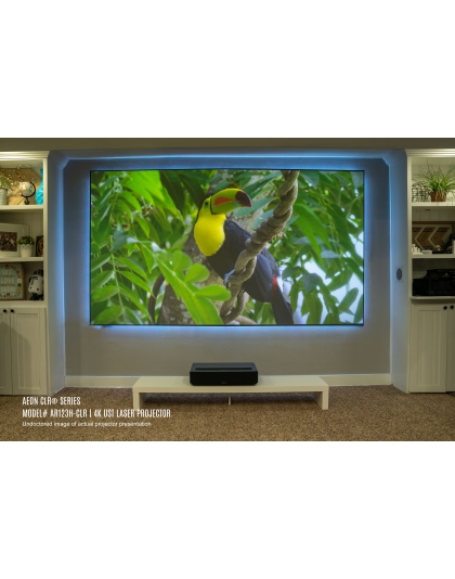 103-Inch Aeon CLR Fixed Frame Ceiling/Ambient Light Rejecting 16:9 Front Projection Screen
