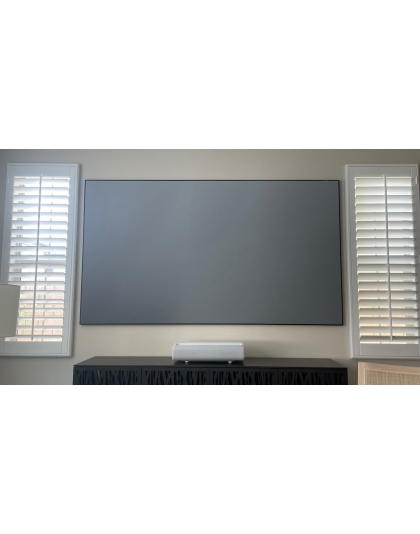 103-Inch Aeon CLR Fixed Frame Ceiling/Ambient Light Rejecting 16:9 Front Projection Screen
