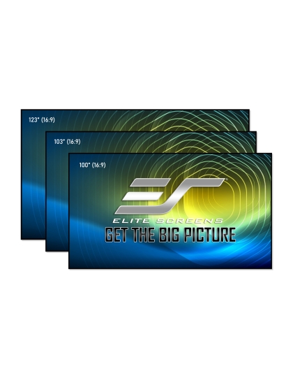 103-Inch Aeon CLR Fixed Frame Ceiling/Ambient Light Rejecting 16:9 Front Projection Screen