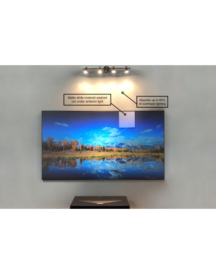 123-Inch Aeon CLR 2 Fixed Frame Ceiling/Ambient Light Rejecting 16:9 Front Projection Screen