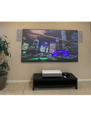 123-Inch Aeon CLR 2 Fixed Frame Ceiling/Ambient Light Rejecting 16:9 Front Projection Screen