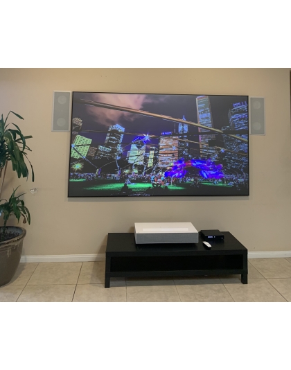 123-Inch Aeon CLR 2 Fixed Frame Ceiling/Ambient Light Rejecting 16:9 Front Projection Screen