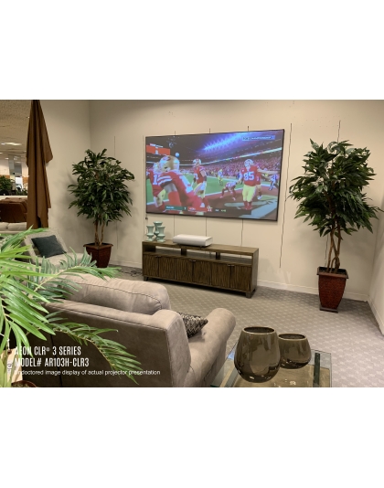 103-Inch Aeon CLR 3 Fixed Frame Ceiling/Ambient Light Rejecting 16:9 Front Projection Screen