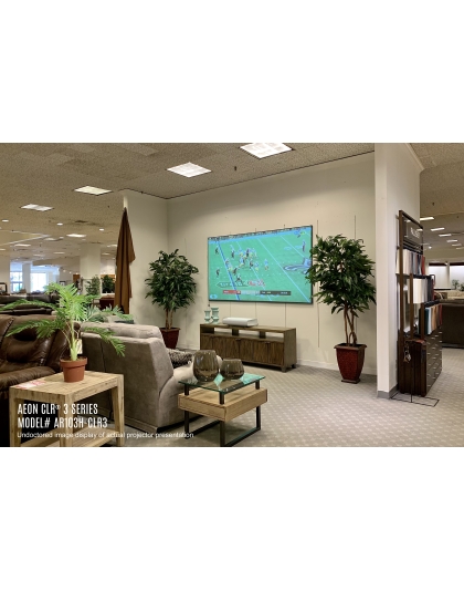 103-Inch Aeon CLR 3 Fixed Frame Ceiling/Ambient Light Rejecting 16:9 Front Projection Screen